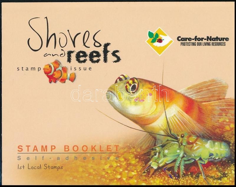 Tengeri állatok bélyegfüzet, Sea animals stamp-booklet