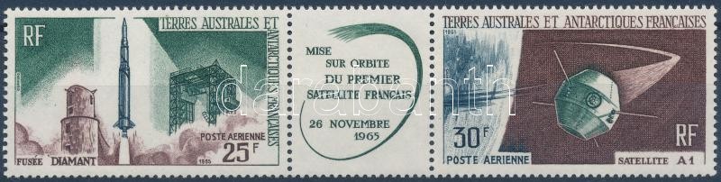 Első francia műhold hármascsík, First french satellite stripe of 3