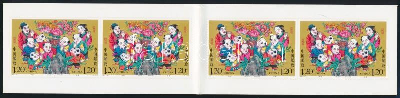Legend of Kong Rong and the Pears stamp booklet with self-adhesive stamps, Legenda Kong Rongról és a körtékről bélyegfüzet öntapadós bélyegekkel