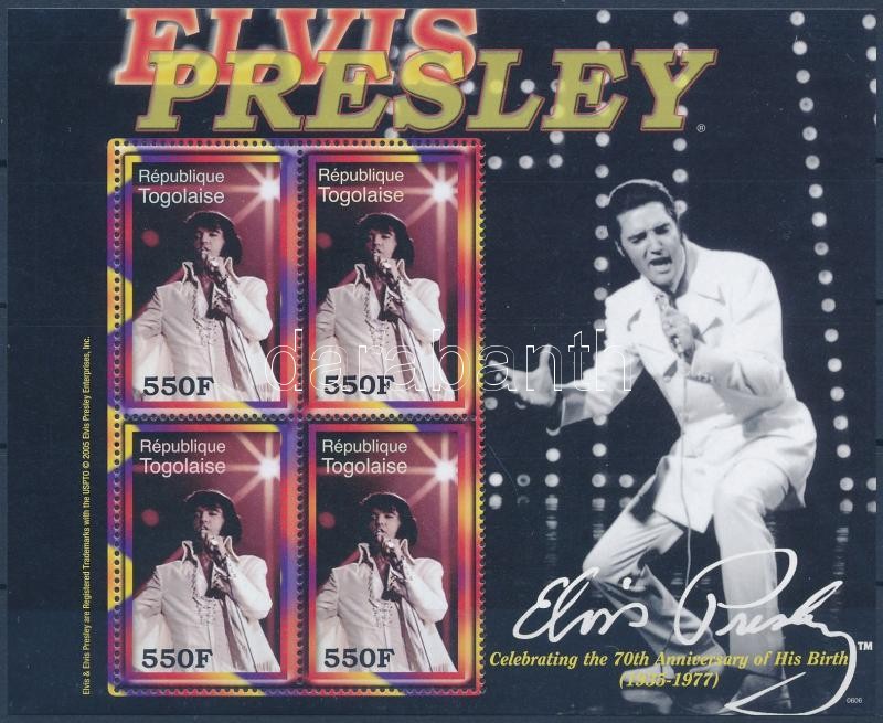 Elvis Presley kisív, Elvis Presley mini sheet