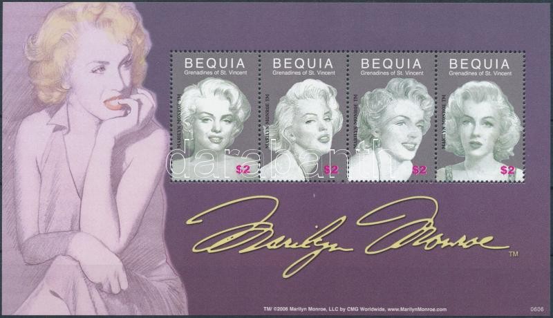 Marilyn Monroe kisív, Marilyn Monroe mini sheet