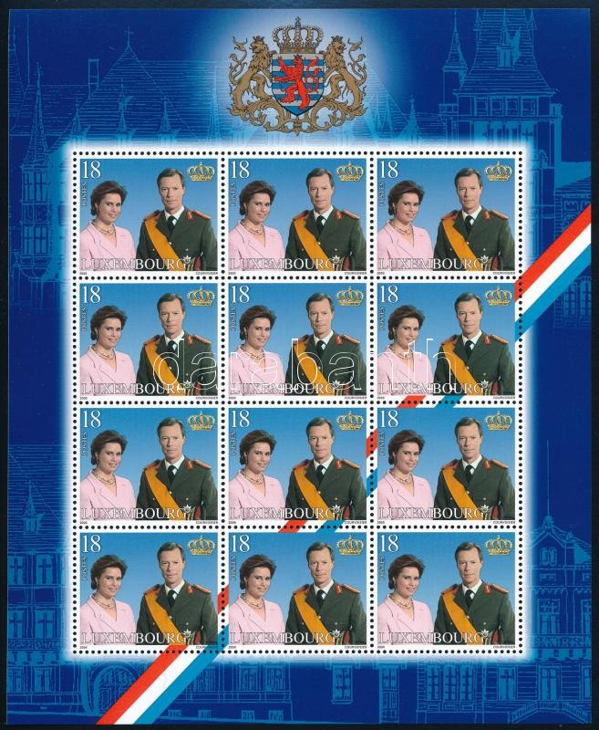 Royal family mini sheet, Királyi család kisív