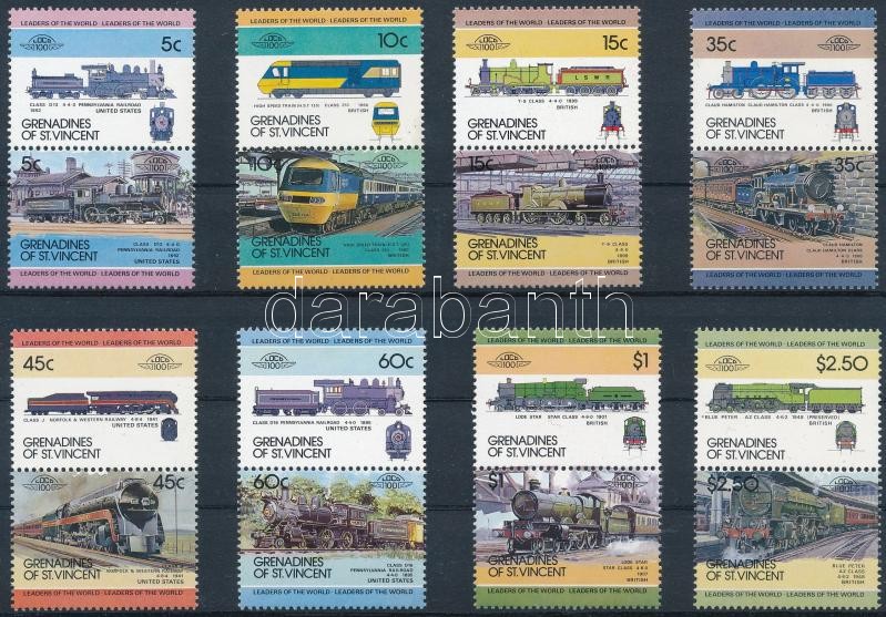 1984-1985 Locomotives 2 sets, 1984-1985 Gőzmozdonyok 2 db sor