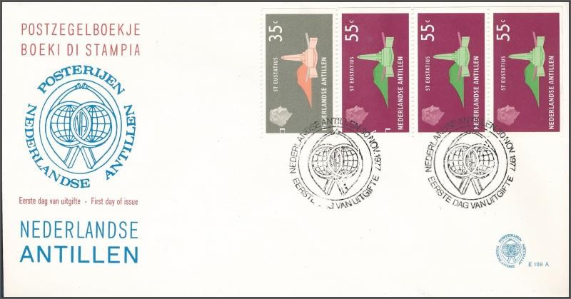 Definitive: Islands stamp-booklet sheet FDC, Forgalmi: Szigetek bélyegfüzetlap FDC