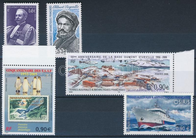 2005-2006 5 klf bélyeg, 2005-2006 5 diff. stamps
