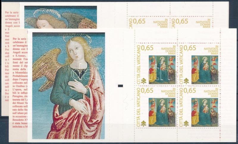 Christmas  2 stamp-booklets, Karácsony 2 klf bélyegfüzet