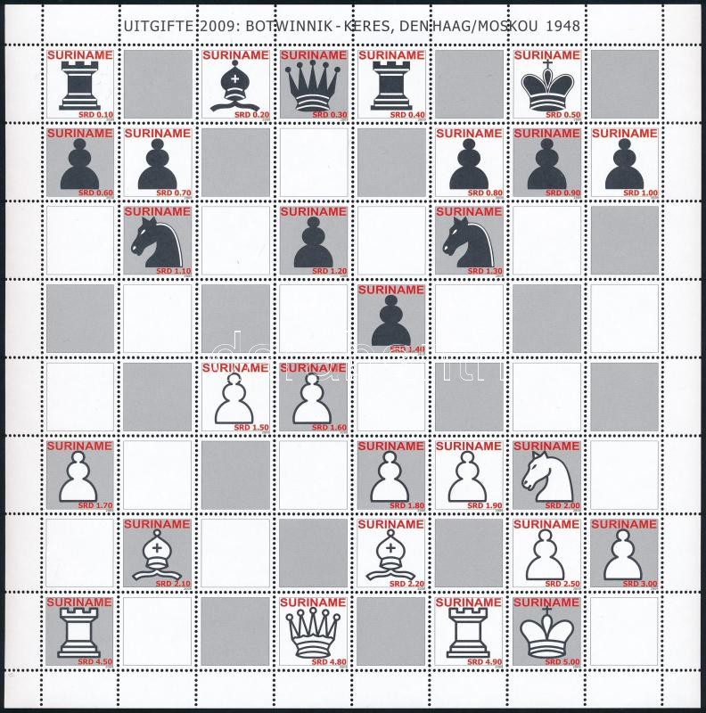 Chess mini sheet, Sakk kisív