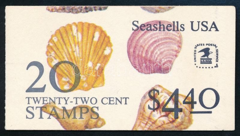 Seashells stamp booklet, Kagylók bélyegfüzet
