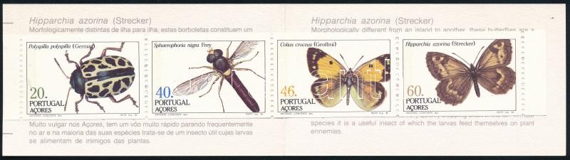 Insects (II.) stamp booklet, Rovarok (II.) bélyegfüzet