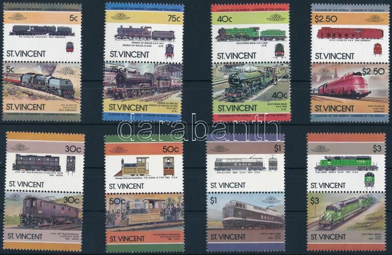 1984-1986 Railway 2 sets, 1984-1986 Vasúti közlekedés 2 klf sor