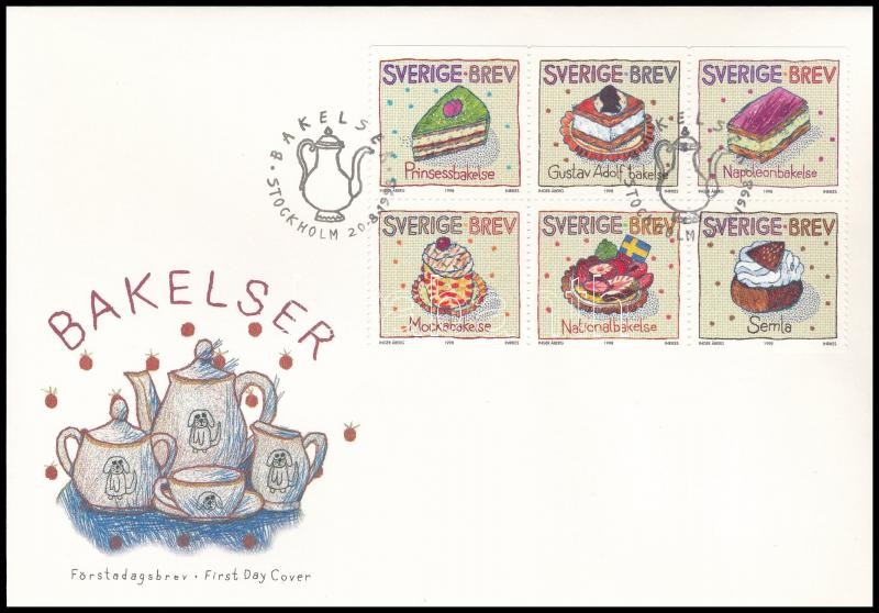 Bakery stamp-booklet sheet, Pékárú bélyegfüzetlap