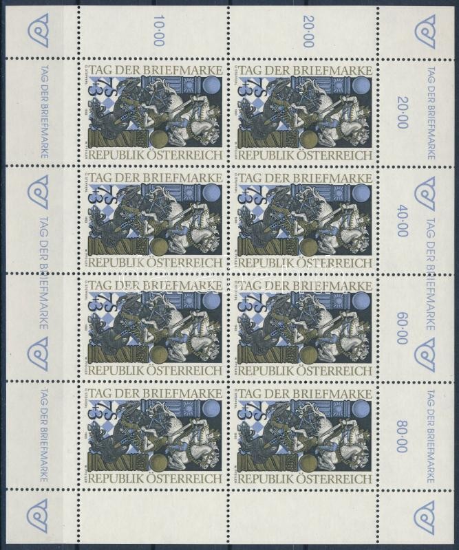 Stamp Day mini sheet, Bélyegnap kisív