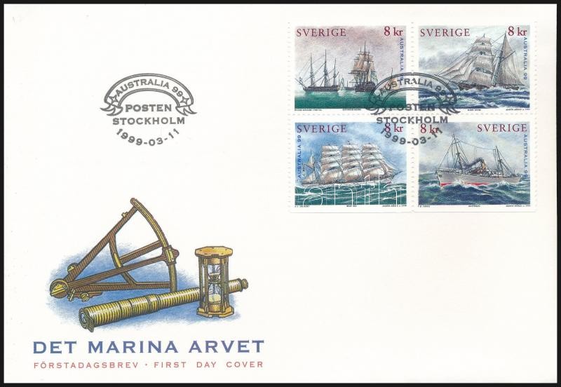 Stamp Exhibition block of 4 FDC, Bélyegkiállítás négyestömb FDC-n