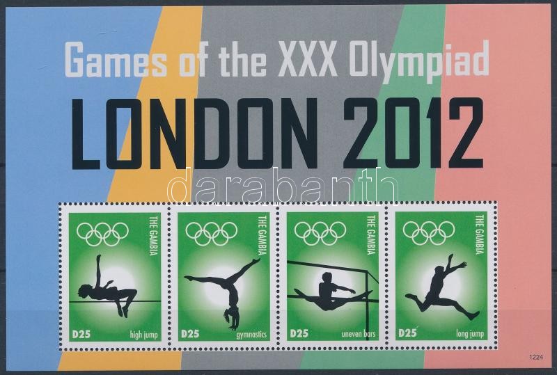 London Olympics mini sheet, Londoni olimpia kisív