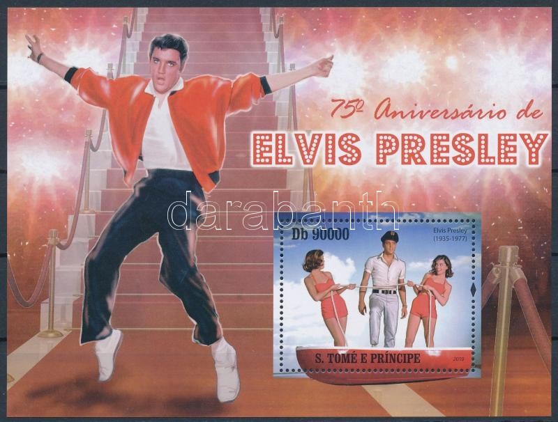 75th anniversary of Elvis Presley's birth block, 75 éve született Elvis Presley blokk