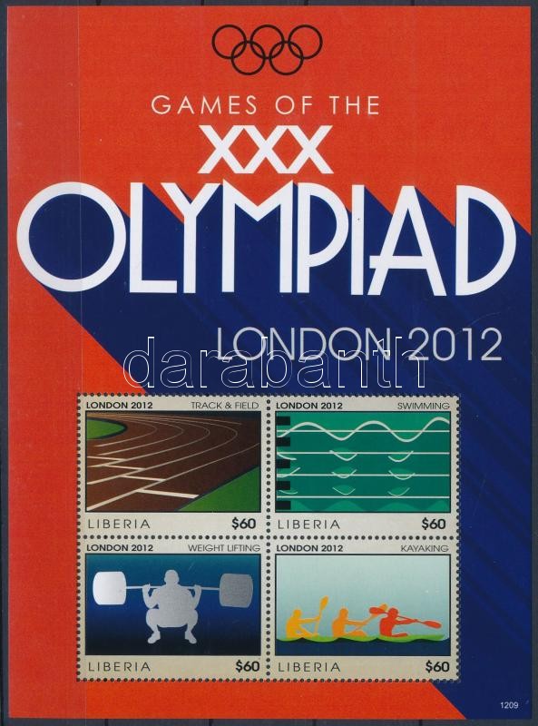 Londoni olimpia kisív, Olimpic games, London minisheet