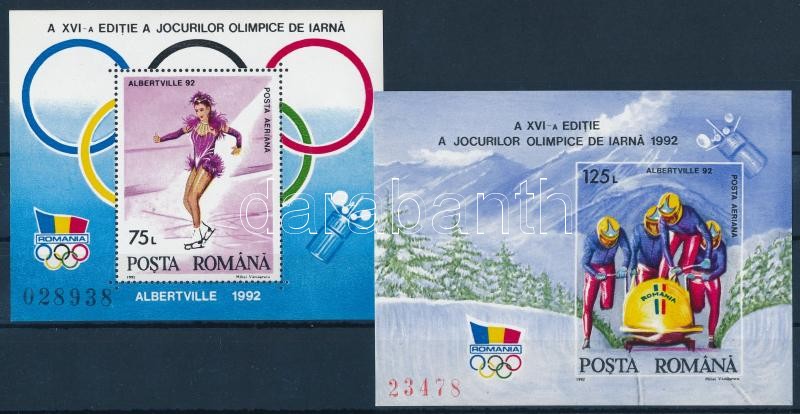 Winter Olympics blockset, Téli olimpia blokk sor