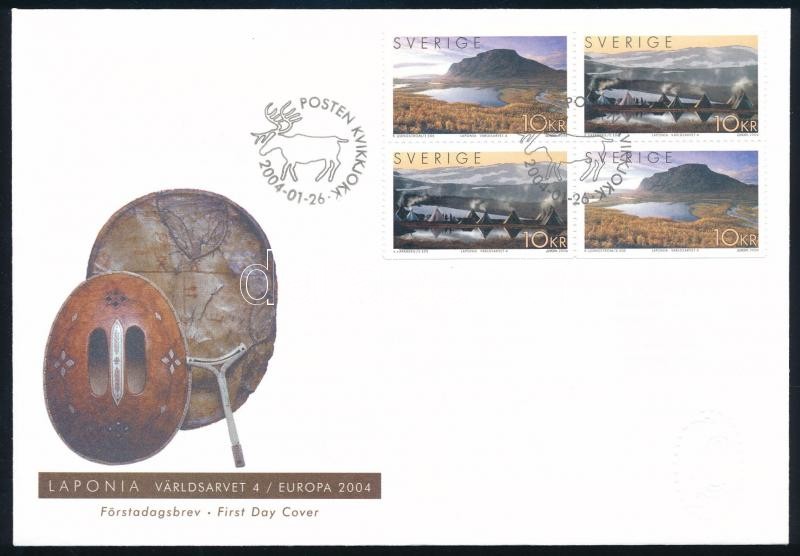 Europa CEPT bélyegfüzetlap FDC-n, Europa CEPT stamp-booklet sheet on FDC
