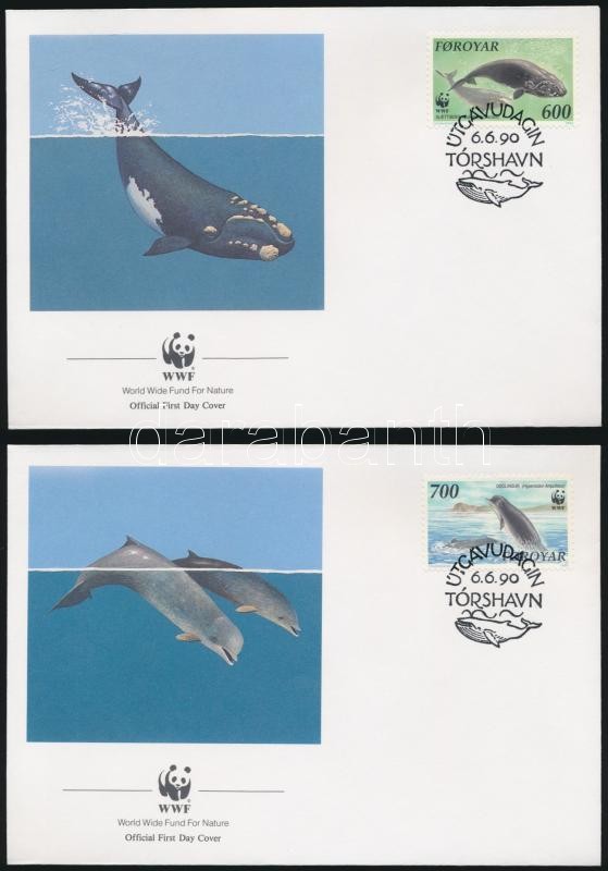 WWF set 4 FDC, WWF sor 4 FDC-n