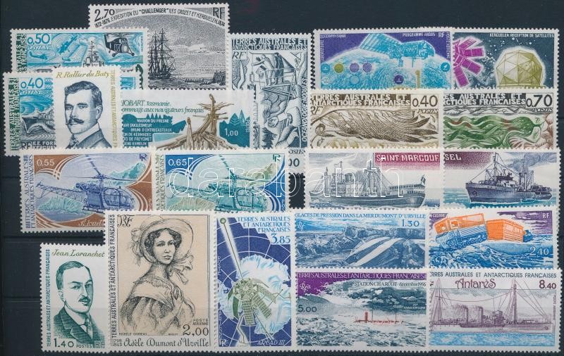 1977-1982 21 klf bélyeg, közte sorok, 1977-1982 21 stamps