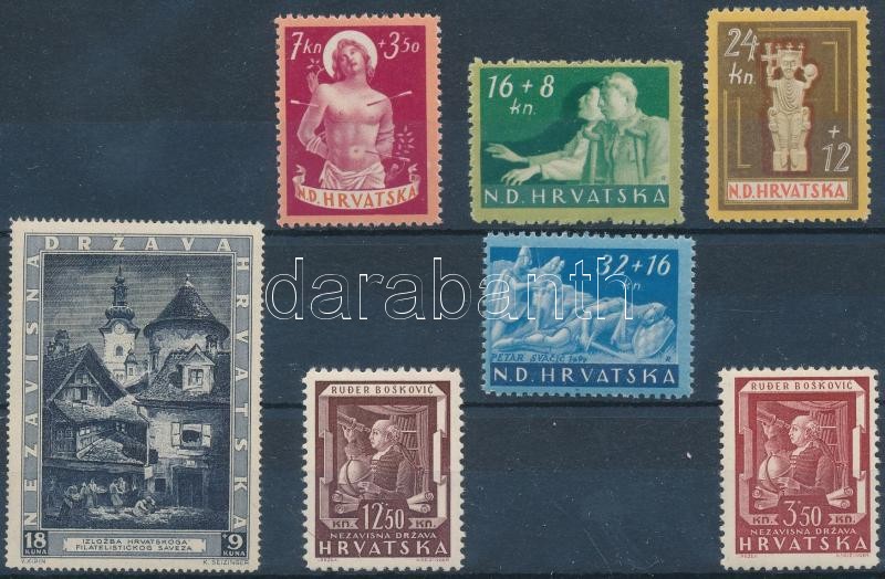 1943/1944 7 stamps, 1943/1944 7 klf bélyeg