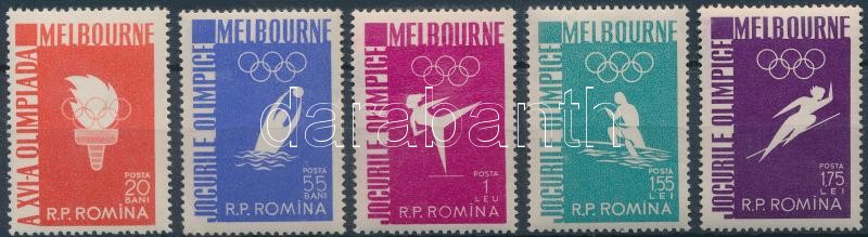 Summer Olympics, Melbourne set, Nyári Olimpia, Melbourne sor