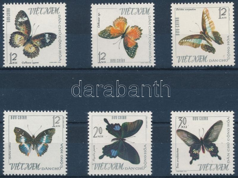 Butterflies set, Lepkék sor