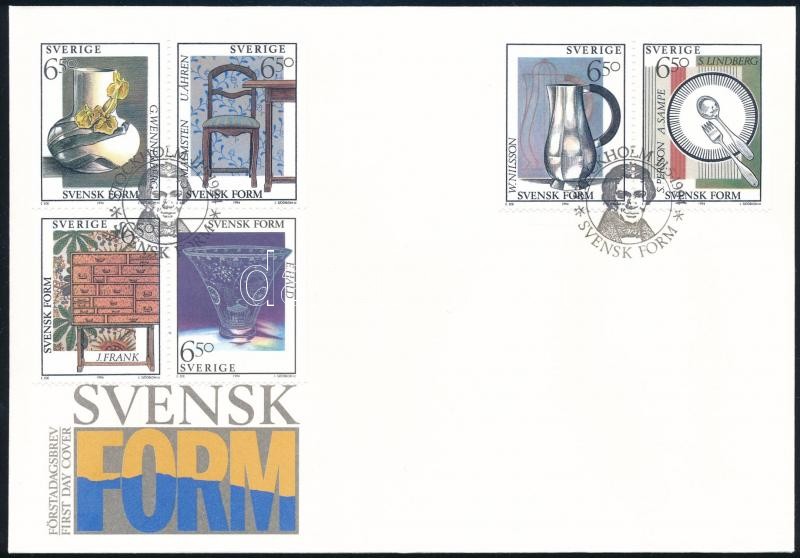 Swedish style set FDC, Svéd stílus sor FDC-n