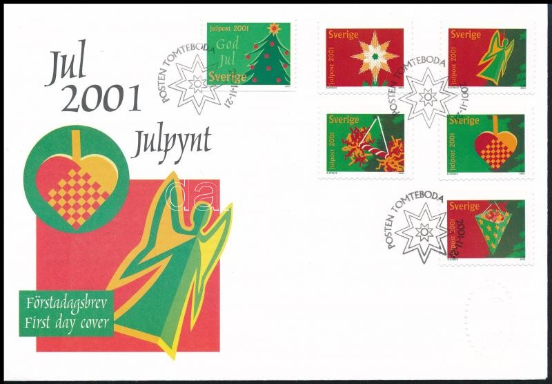 Christmas set FDC, Karácsony sor FDC-n