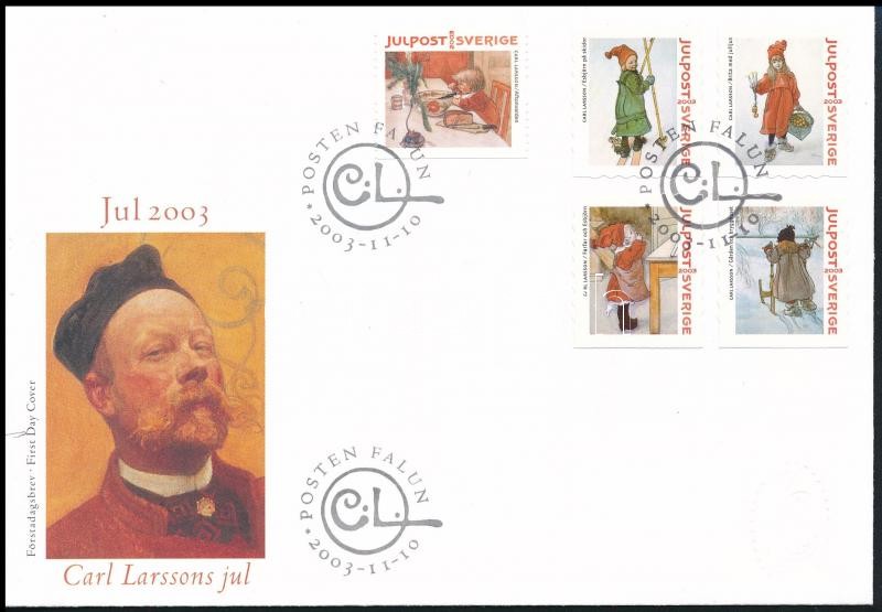 Christmas set FDC, Karácsony sor FDC-n