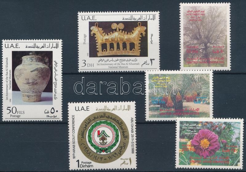 1988-1989 2 klf sor + 1 önálló érték, 1988-1989 2 sets + 1 stamp