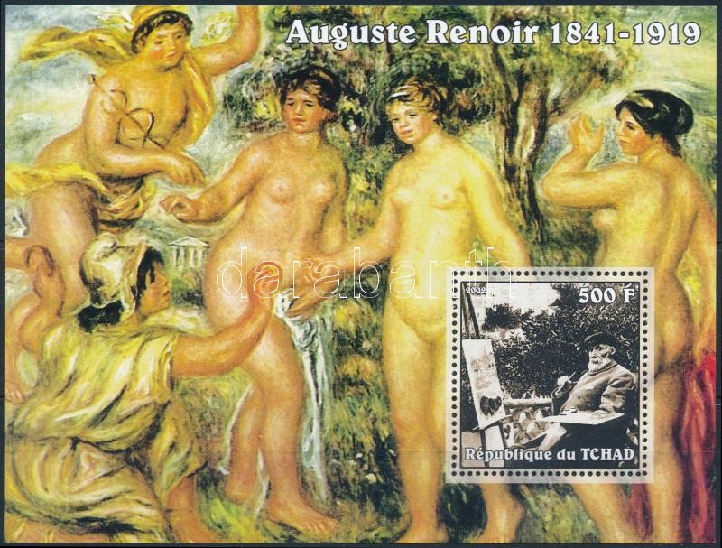 Renoir painting block, Renoir festmény blokk
