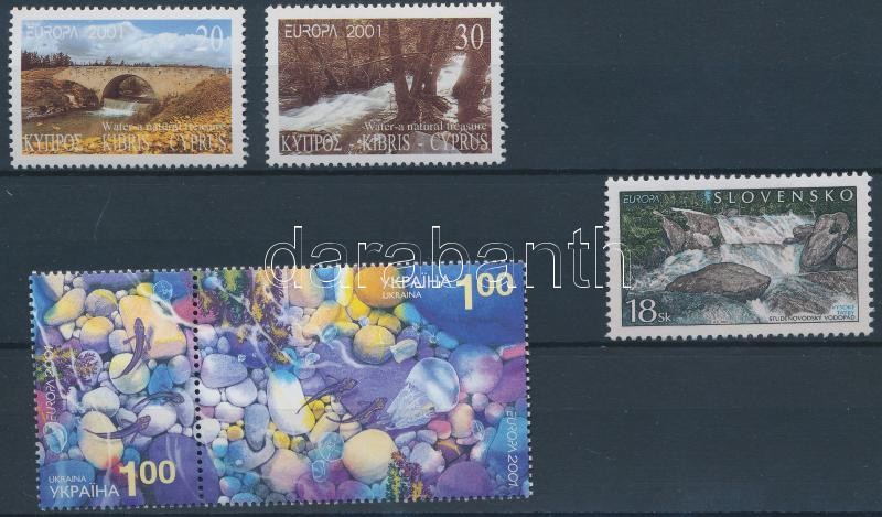 Europa CEPT 2 sets + 1 stamp, Europa CEPT 2 klf sor + 1 önálló érték