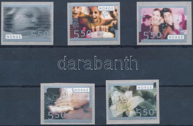 Greeting Stamps self-adhesive set, Üdvözlőbélyeg öntapadós sor
