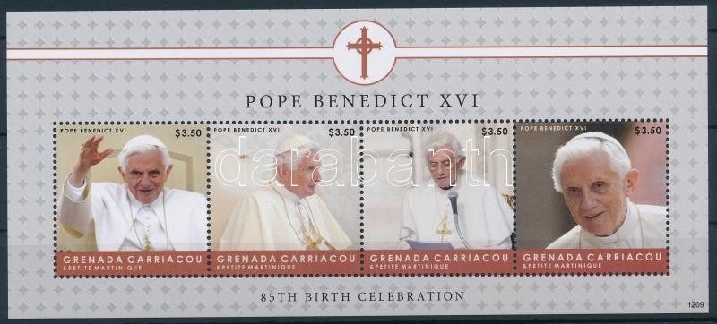 Pope Benedict XVI 85th Birthday Celebration, XVI Benedek pápa 85. születésnapja kisív