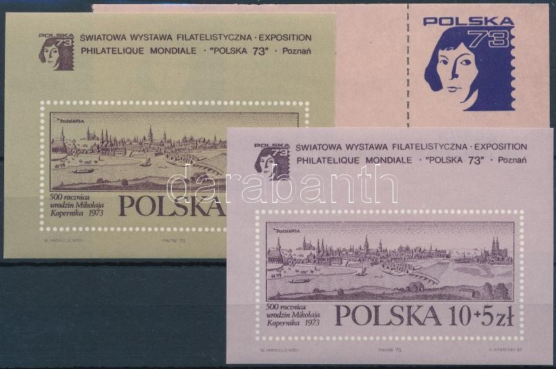 International Stamp Exhibition blockpair, Nemzetközi Bélyegkiállítás blokkpár + 1 db belépőjegy a kiállításra