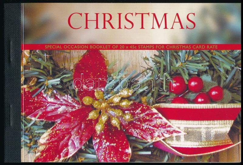 Üdvözlőbélyeg, karácsony bélyegfüzet, Greeting stamp, Christmas stamp booklet