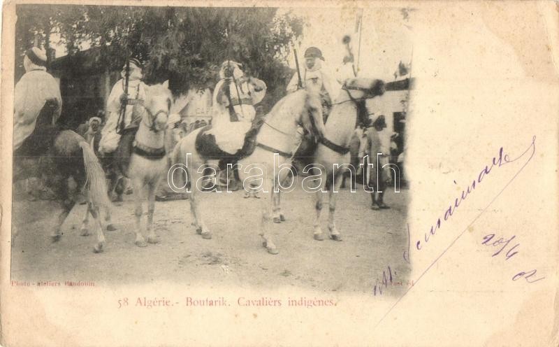 Boufarik, Cavaliers indigenes / native cavalrymen