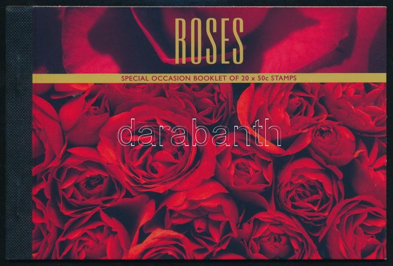 Red roses stamp-booklet, Vörös rózsák bélyegfüzet