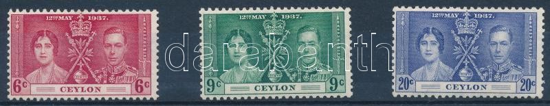 VI. György és Erzsébet megkoronázása sor, George VI and Elizabeth Coronation set