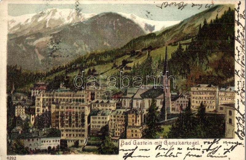 Bad Gastein; Gamskarkogel. litho