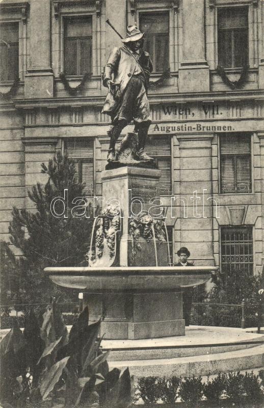 Vienna, Wien VII. Augustin Brunnen / fountain