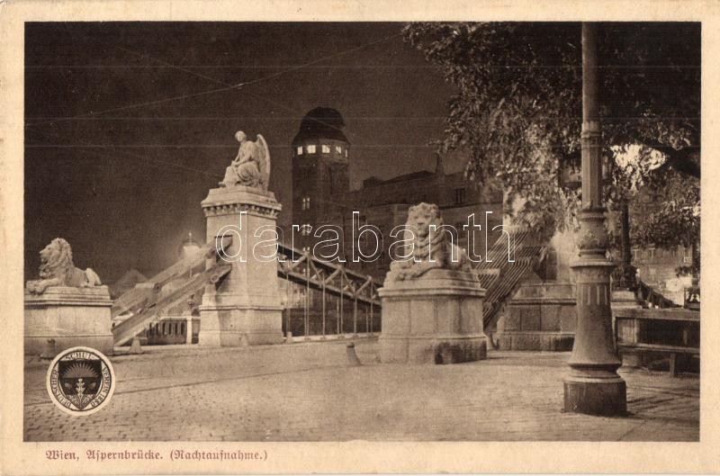 Vienna, Wien; Aspernbrücke / bridge at night