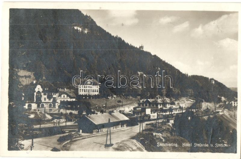 Semmering, Hotel Stefanie, Station / railway station