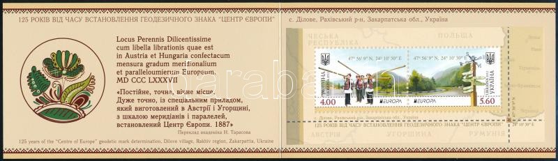 Europa CEPT Visit Ukraine stamp booklet, Europa CEPT Látogasson Ukrajnába bélyegfüzet