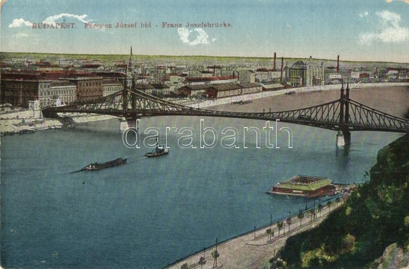 Budapest, Ferenc József híd, Dunai fürdő