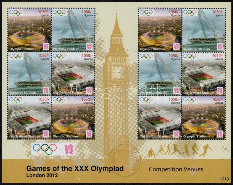 Summer Olympics: London minisheet, Nyári Olimpia: London kisív