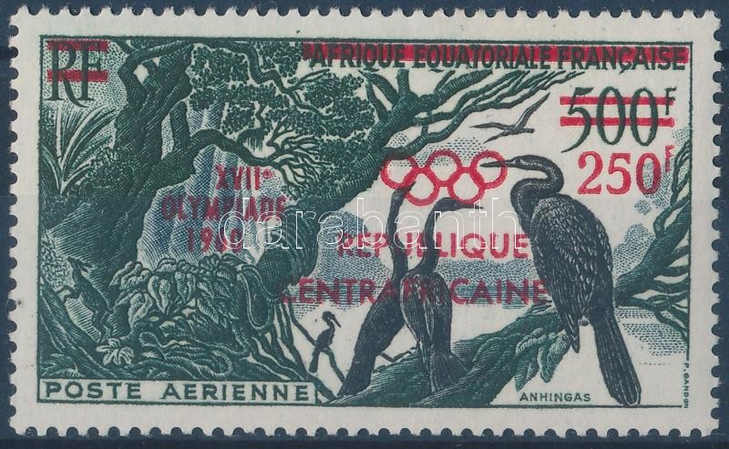 Summer Olympics overprinted stamp, Nyári Olimpia, Róma felülnyomott bélyeg