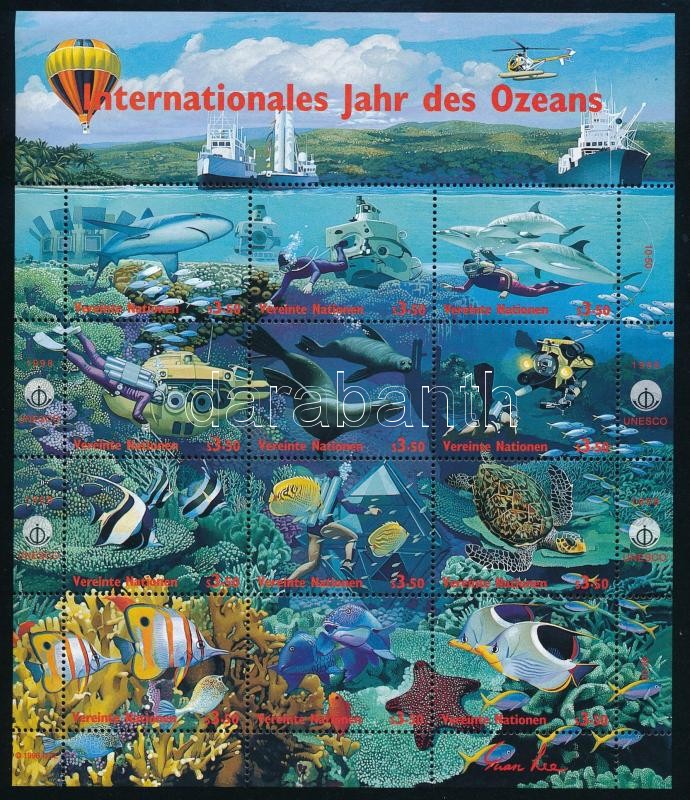Az óceán nemzetközi éve kisív, The Ocean's International Year mini sheet