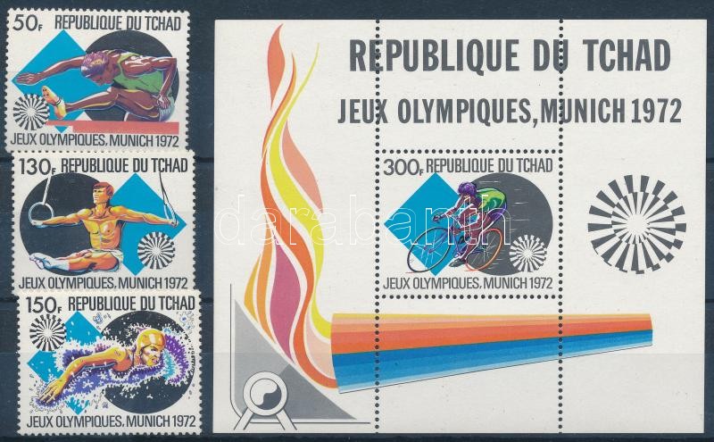 Summer Olympics set + block, Nyári olimpia sor + blokk